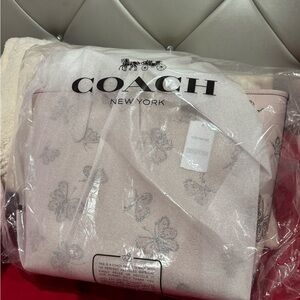 Coach Pink Butterfly City Tote